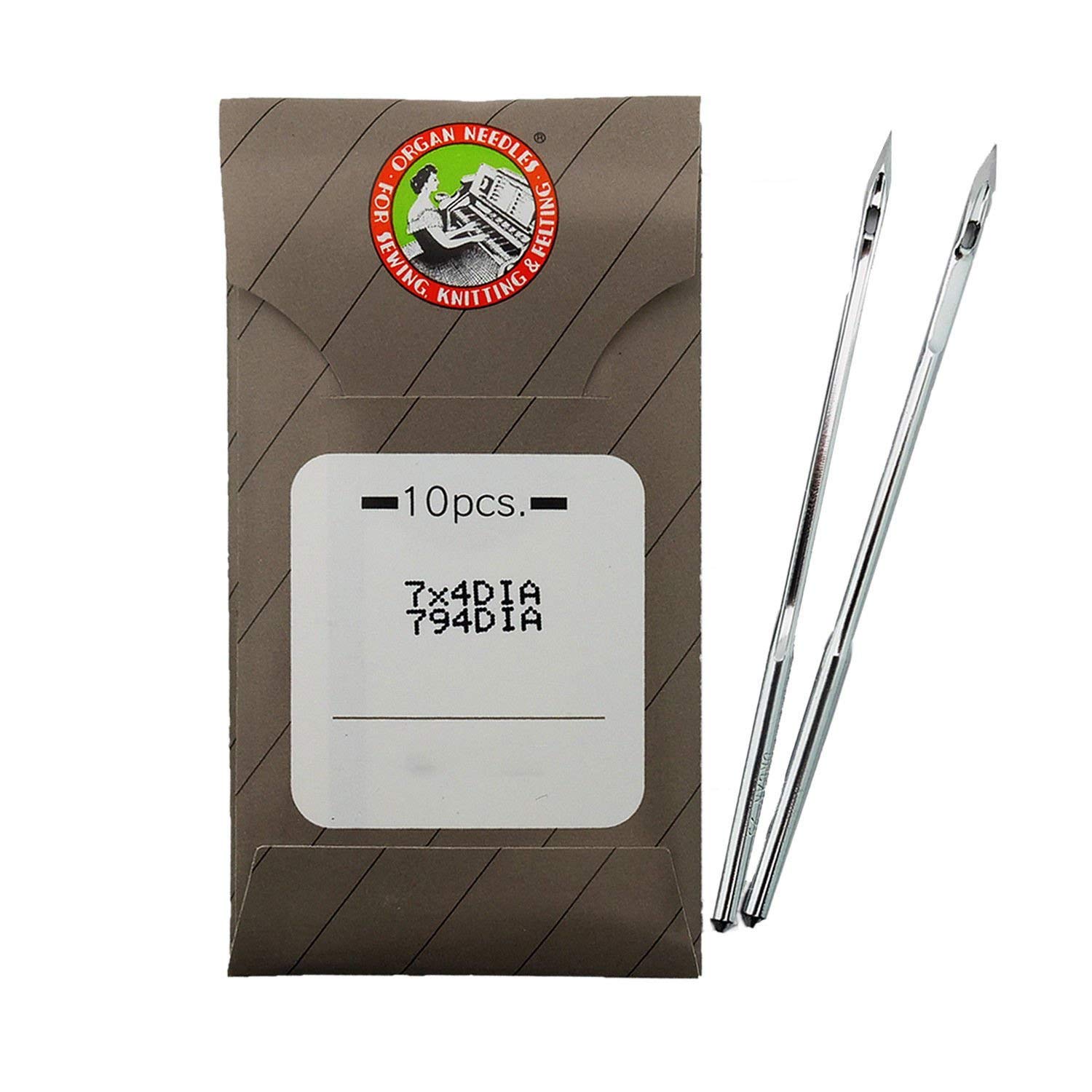 Amazon.com: 10 Pk Organ 7X4DIA 794DIA Diamond Point Needle